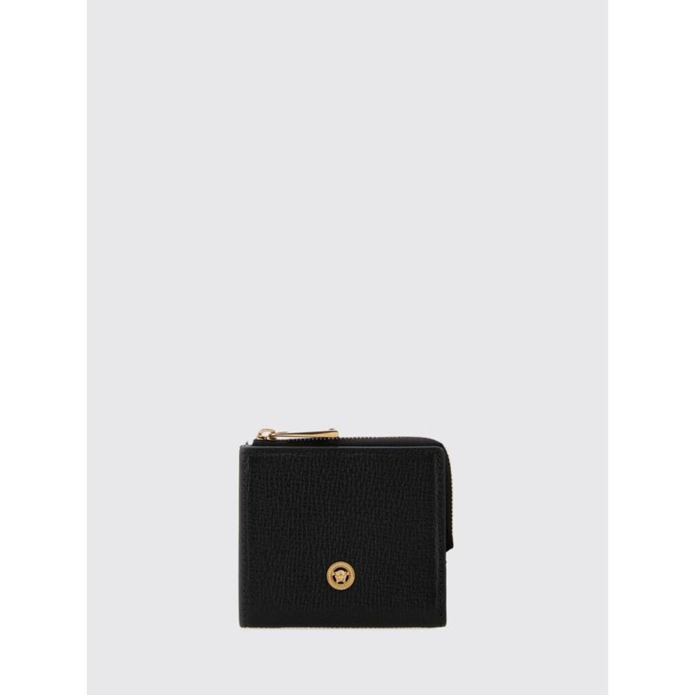 Versace Men Grained Leather Wallet Versace